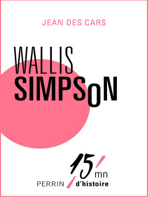 cover image of Wallis Simpson